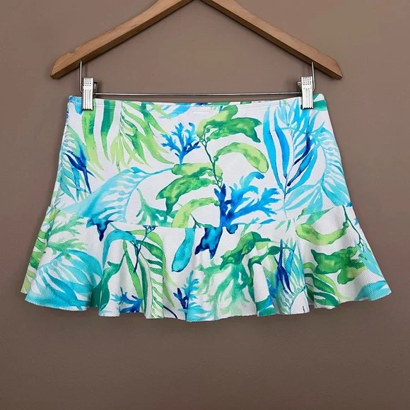 {Tommy Bahama} Island Cays Seafrond Rashguard & Swim Skort - Womens Small - Picture 13 of 16